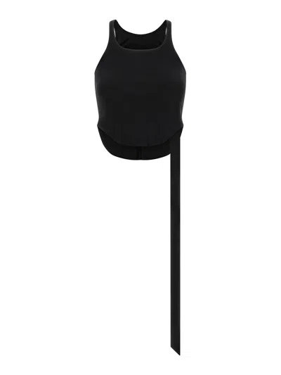 Drkshdw Basic Tank Cropped In Black