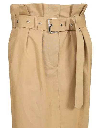 Dries Van Noten Women Long Skirt In Brown