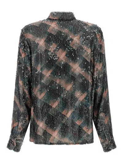 Dries Van Noten Chowy Emb Shirt In Black