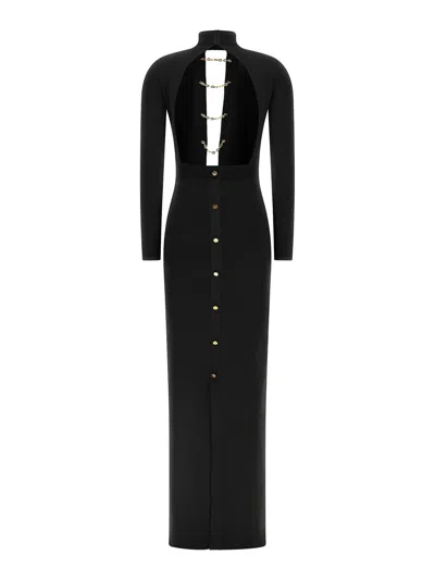 Elisabetta Franchi 'red Carpet' Dress In Black