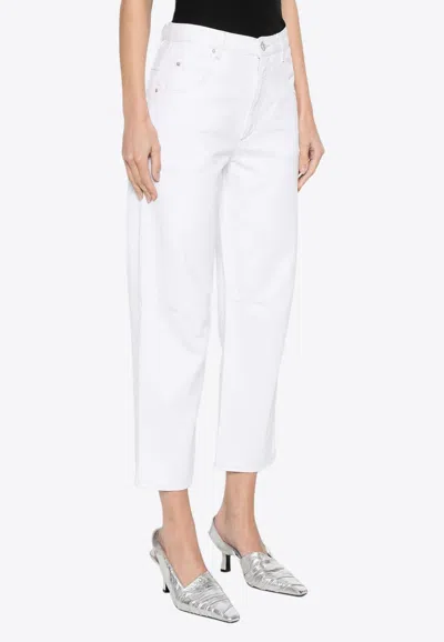 Isabel Marant Janet Straight-leg Jeans In White