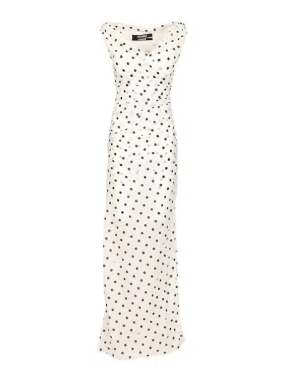 Jacquemus The Rita Long Dress In Neutral