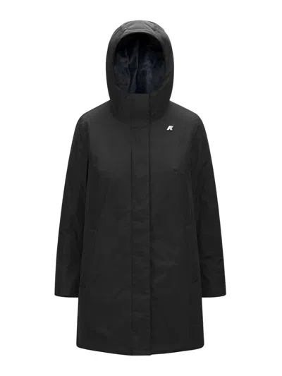 K-way Sophie Soft Touch Marmot Clothing In Black