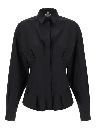 Moschino Printed Shirt In Black