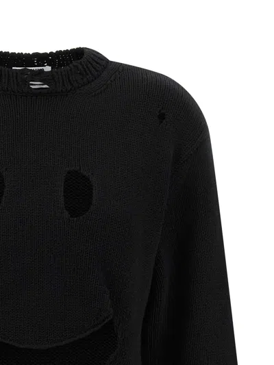Moschino Couture Black Wool Sweatshirt In Black