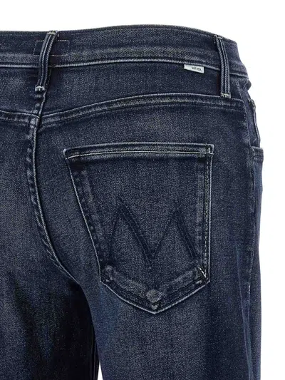 Mother The Bookie Sneak Jeans In Blue