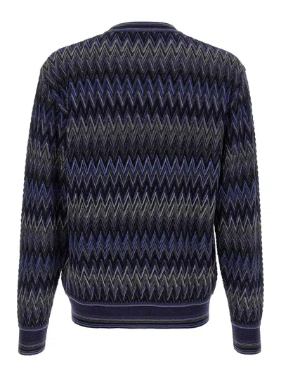Missoni Zigzag Pattern Sweater In Multi