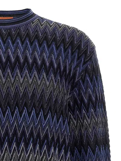 Missoni Zigzag Pattern Sweater In Multi