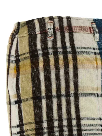 Missoni Plaid Mini Skirt Belt Loops In Multi