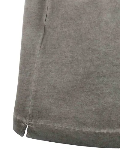 Off-white T-shirt With Logo In Gray