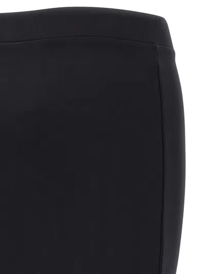 Off-white Black Pencil Skirt With Off Logo