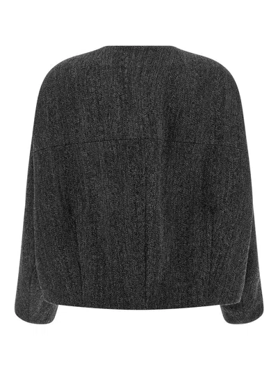 P.a.r.o.s.h Lowolf Jacket In Gray