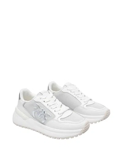 Pinko Gem Sneakers In White
