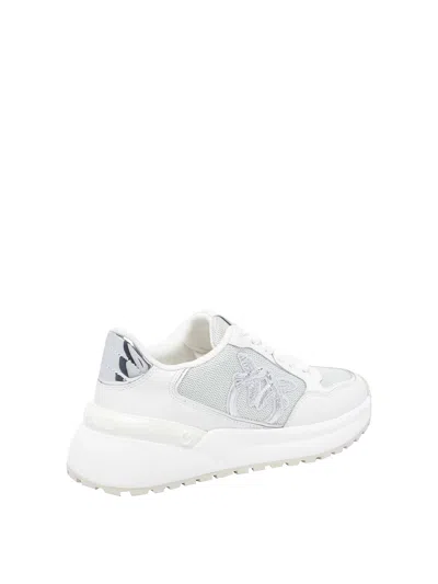 Pinko Gem Sneakers In White