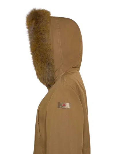 Peuterey Parka Kilty Cnl Fur Gianduia In Brown