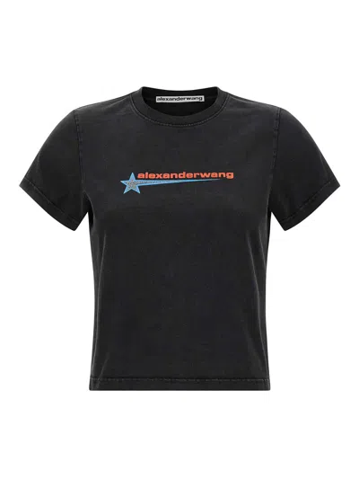 Alexander Wang T-shirt With Logo In White