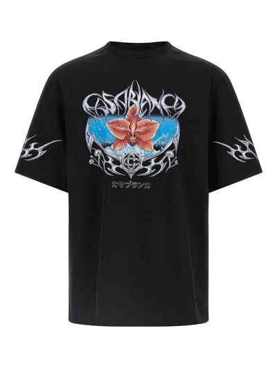 Casablanca Men's Galactic Connection T-shirt In Black