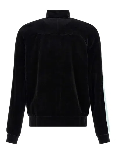Casablanca High Collar Sweatshirt Featuring Contrast Panels In Black