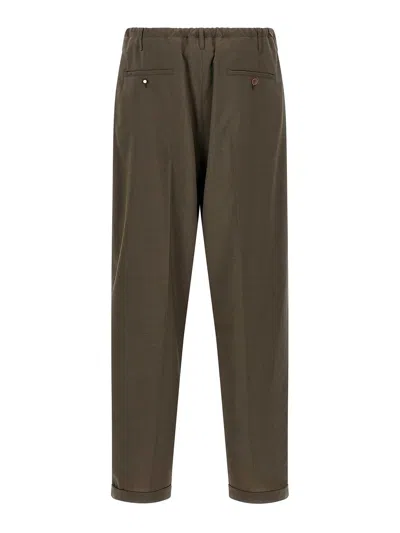 Magliano Tailored Trousers With Pleats And Pockets In Brown