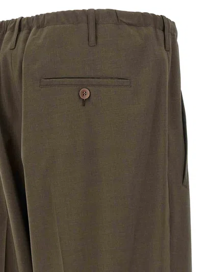 Magliano Tailored Trousers With Pleats And Pockets In Brown