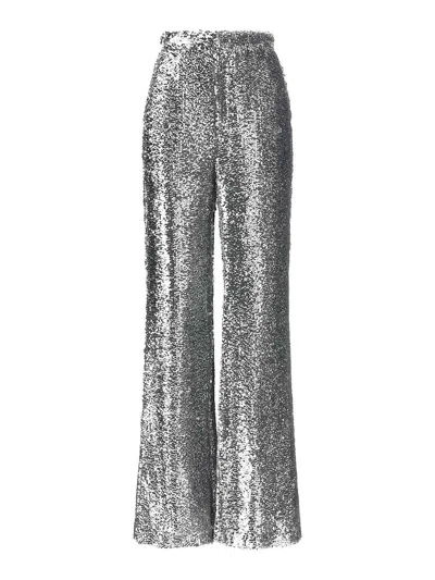 Giuseppe Di Morabito Sequin Embellished Wide Leg Trousers In Gray