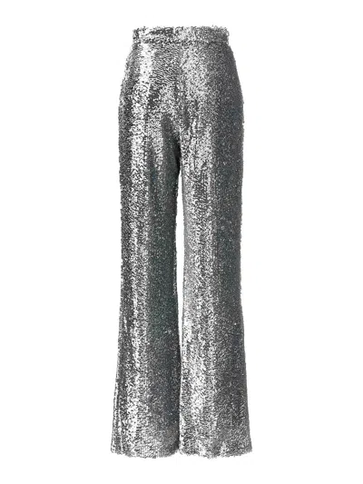 Giuseppe Di Morabito Sequin Embellished Wide Leg Trousers In Gray