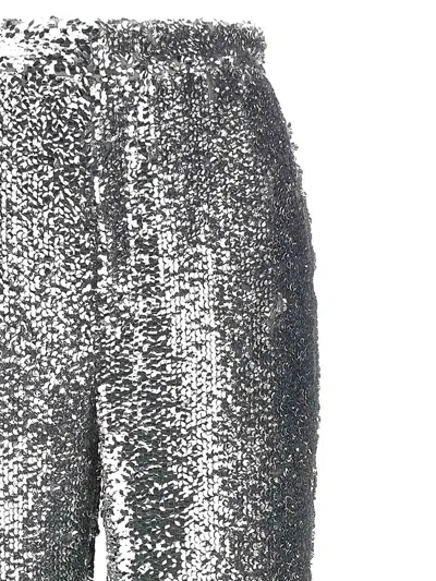 Giuseppe Di Morabito Sequin Embellished Wide Leg Trousers In Gray