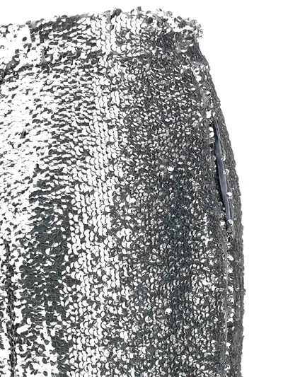 Giuseppe Di Morabito Sequin Embellished Wide Leg Trousers In Gray