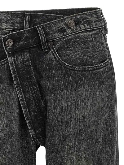 R13 Crossover Five-pocket Jeans In Black