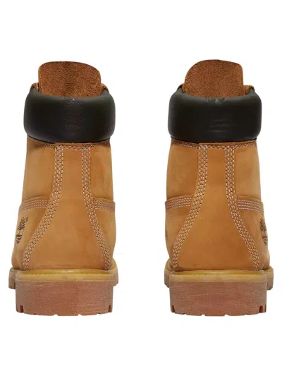 Timberland Premium Waterproof Leather Work Boots In Wheat Nubuck