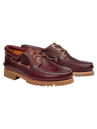 Timberland Mens  Authentics 3-eye Boat Shoe In Brown