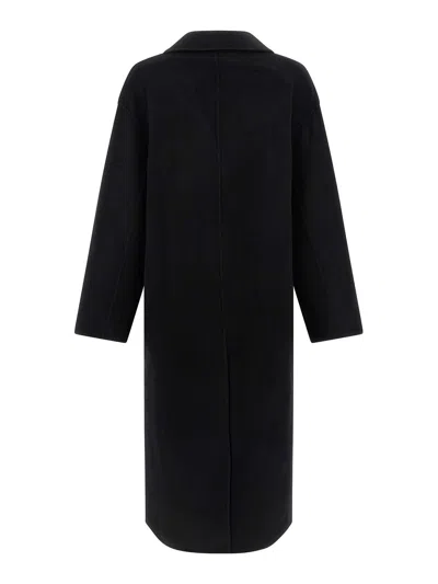 Loulou Studio Loulou Borneo Coat In Black