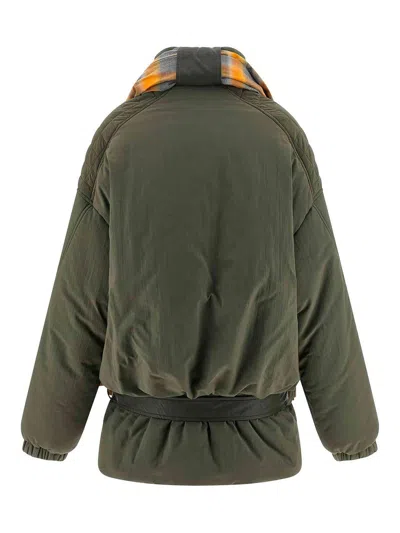 Marbell Amy Puffer Jackets Green In Green