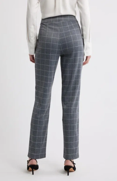 Hue Pintuck Slim Fit Pull-on Pants In Multi