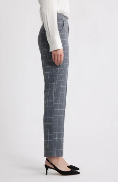 Hue Pintuck Slim Fit Pull-on Pants In Multi