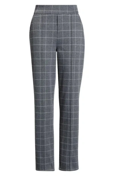 Hue Pintuck Slim Fit Pull-on Pants In Multi