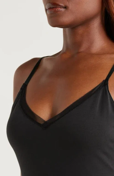 Natori Blissful Essentials Mesh Trim Chemise In Multi