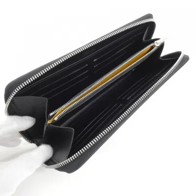 Pre-owned Goyard Black Coated Canvas Long Wallet (bi-fold) ()