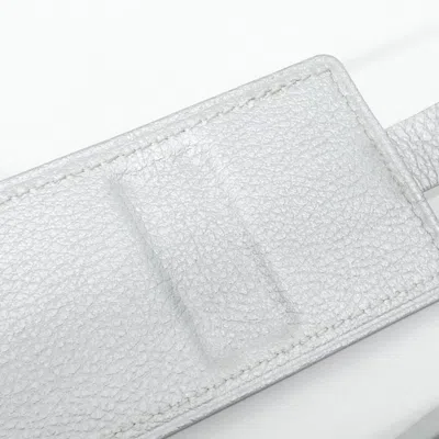 Pre-owned Goyard Silver Coated Canvas Leather Shoulder Bag ()