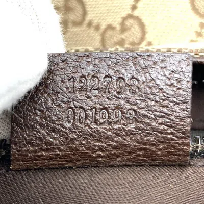 Pre-owned Gucci Beige Gg Canvas Shoulder Bag ()