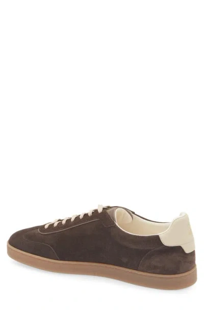 Brunello Cucinelli Calfskin Low-top Sneakers In Brown