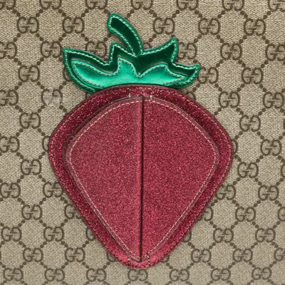 Pre-owned Gucci Beige Multi-color Pink Pvc Leather Handbag Tote Bag ()