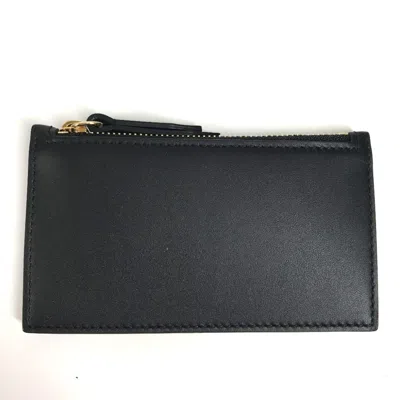 Pre-owned Gucci Black Leather Coin Purse/coin Case ()