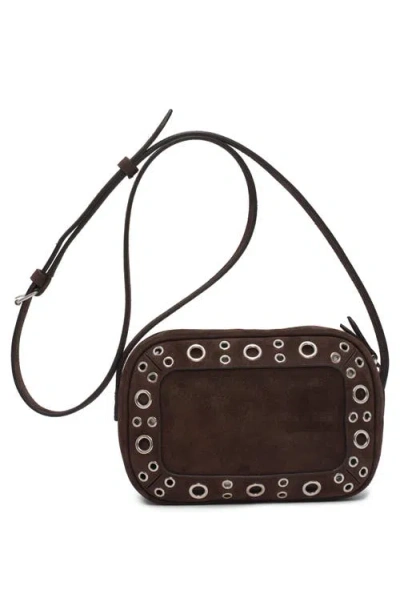 Valentino Garavani Nellcote Shoulder Bag In Brown