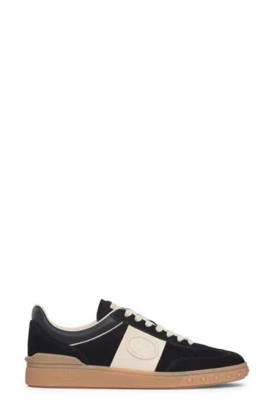 Valentino Black/ivory Upvillage Sneakers In Multi