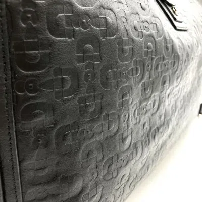 Pre-owned Gucci Black Leather Tote Bag ()
