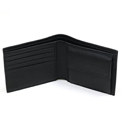 Pre-owned Gucci Black Leather Wallet (bi-fold) ()