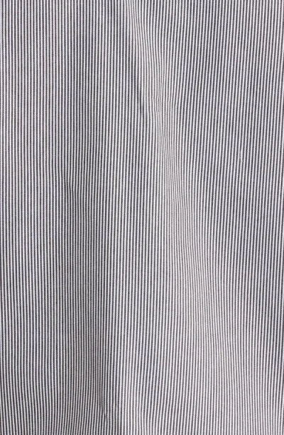 Stan Ray Utility Stripe Oversize Button-up Shirt In Brown