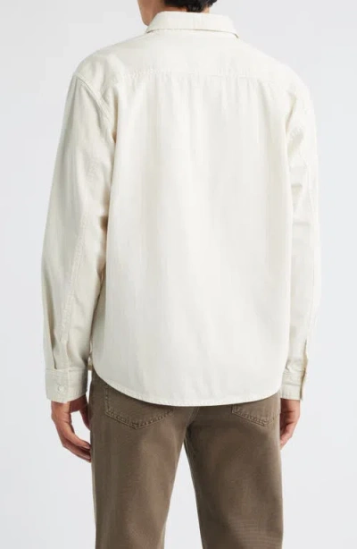 Frame Modern Button-up Shirt In White