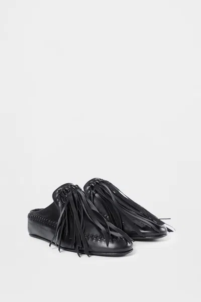 Ann Demeulemeester Hadle Soft Fringe Loafers In Multi